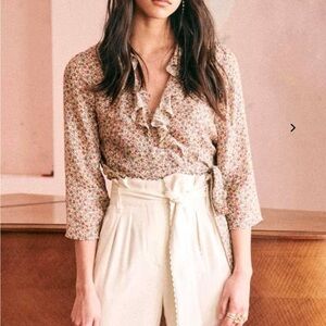 Sezane Gio blouse, size 2